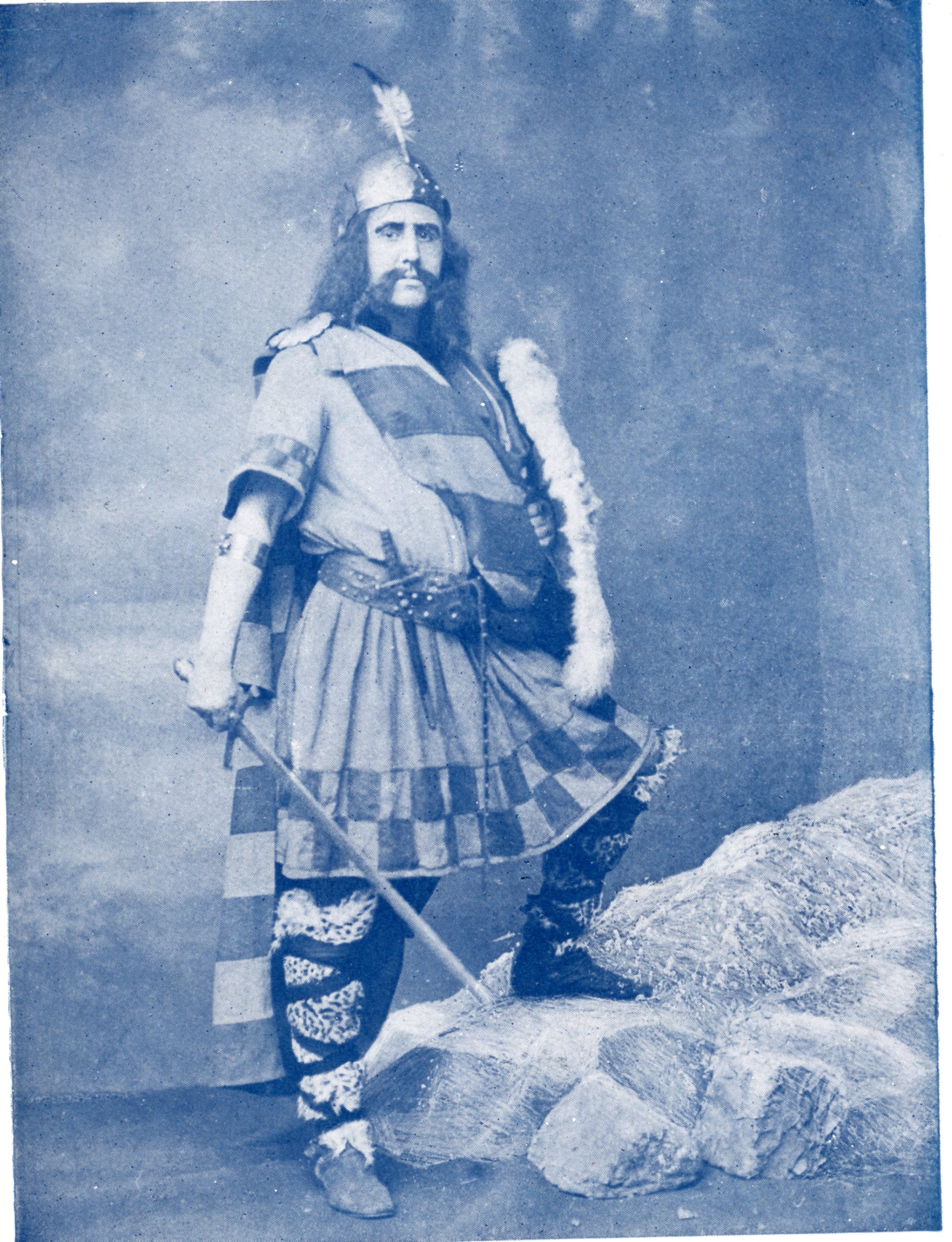 Full-length portrait of Sir Allan Wilkie as Macbeth